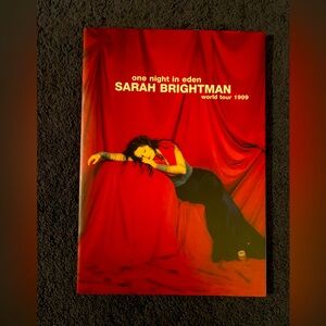 VERY RARE! Sarah Brightman “One Night In Eden” 1999 tour book